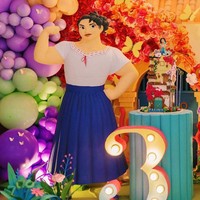 Melalui keterangan unggahan di Instagramnya, Raisa menjelaskan bahwa dirinya memang tak mau setengah-setengah untuk merayakan ulang tahun sang anak tercinta. Untuk ultah Zalina kali ini, dirinya memilih tema Encanto. Dalam film tersebut ada 2 karakter yang diidolakan oleh Zalina, yaitu Luisa dan Isabella. Foto: Instagram/@raisa6690