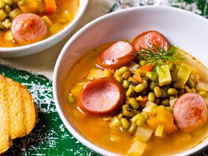 Resep Sup Kacang Hijau dan Sosis, Penambah Nutrisi Saat Sakit