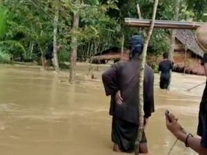 Diterpa Hujan Lebat, Baduy Kebanjiran
