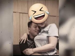 Siapa Wanita yang Dipangku Vicky Prasetyo?