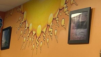 Katanya sih ini gambar mural Matahari, tapi ... Foto: Boredpanda