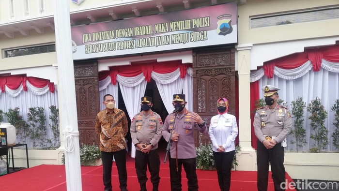 Kapolri Jenderal Listyo Sigit Prabowo di Kota Solo, Jumat (18/2/2022)