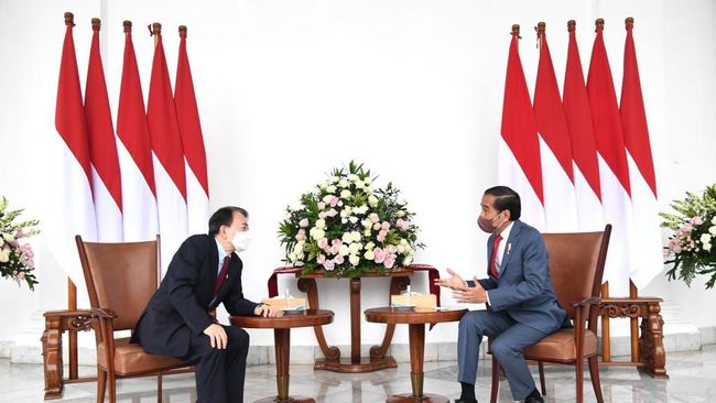 Presiden Joko Widodo ngobrol bareng Bos Bank Pembangunan Asia