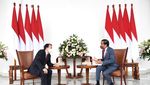 Intip Momen Jokowi Ngobrol Bareng Bos Bank Pembangunan Asia Intip Momen Jokowi Ngobrol Bareng Bos Bank Pembangunan Asia