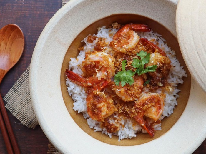 Resep Nasi Claypot Udang