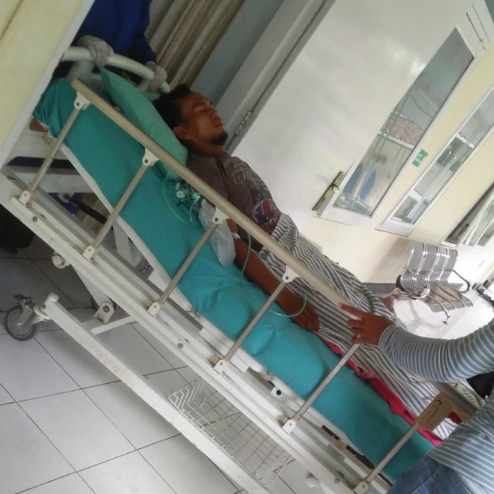 suami saat dibawa ke RS Djatiroto