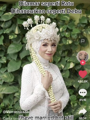 Viral wanita yang menikah baru satu hari terpaksa cerai. Alasannya bikin nyesek.