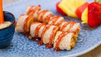 Si kecil pasti suka sandwich gulung ala Disney ini. Idenya memakai roti dengan olesan selai kacang dan selai buah (peanut butter and jam sandwich), namun disajikan dengan cara digulung. Ikuti resep ini untuk membuatnya. Foto: Disneyparks