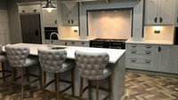 Begitu classy, Luis Suarez sengaja menyiapkan dapur dengan desain yang sederhana tetapi terkesan mewah. Kursinya bahkan dipilih yang paling nyaman untuk diduduki saat menyantap makanan. Foto: Istimewa