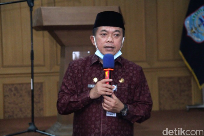 Gubernur Jambi Al Haris saat menyampaikan keinginan percepat Geopark Merangin jadi UNESCO Global Geopark (UGG)