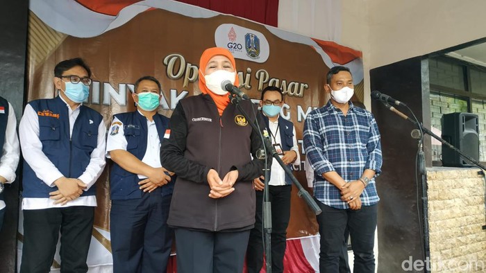 Gubernur Jatim Khofifah di Pacitan