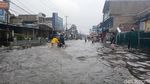 Jalan Kopo Sayati Bandung Banjir, Lalu Lintas Tersendat