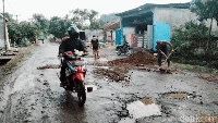 Yang paling parah berada di kawasan Campaka, Tanggeung, Cibinong, dan Sindangbarang. 