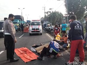 Biker di Trowulan Mojokerto Tewas Jadi Korban Tabrak Lari Truk