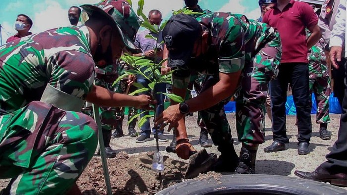 Pandam Iskandar Muda, Mayjen TNI Mohamad Hasan tanam pohon