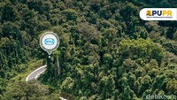 Jalan Simpang Goro - Kampung Muri sepanjang sepanjang 44,78 km.Foto: Dok PT Wijaya Karya (Persero) Tbk