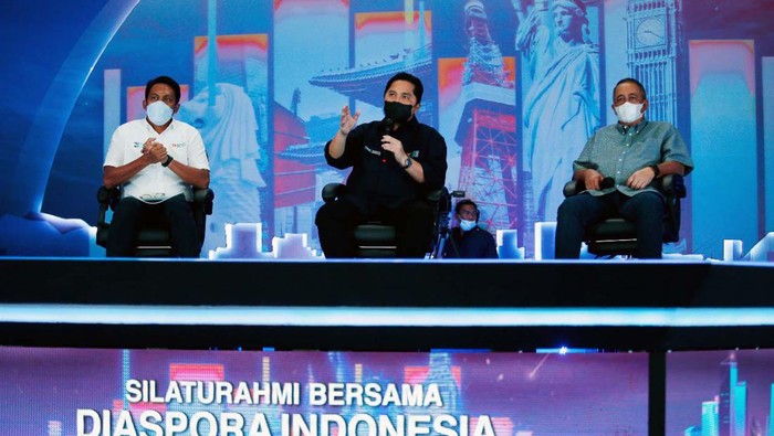 BUMN Berbincang dengan Diaspora Indonesia BUMN melalui BNI menggelar Silaturahmi Daring dengan Diaspora Indonesia. Kegiatan ini untuk mendorong Diaspora Indonesia lebih mengembangkan produk UMKM ke dunia.