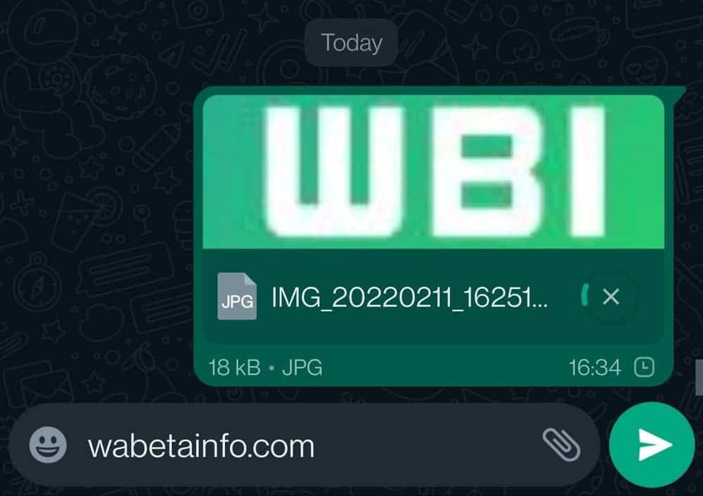 Fitur preview foto WhatsApp