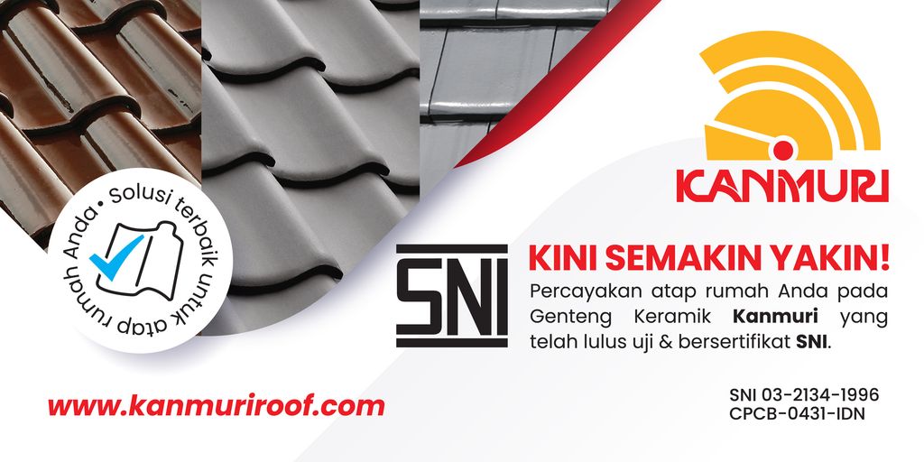 Genteng Kanmuri Resmi Kantongi Sertifikat SNI