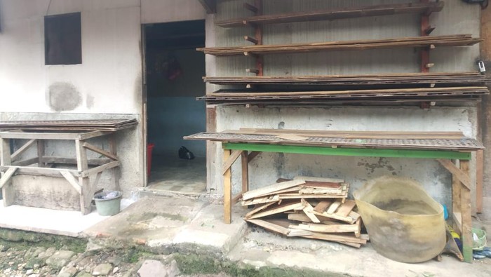 Perajin tempe mogok/Aldiansyah Nurrahmah
