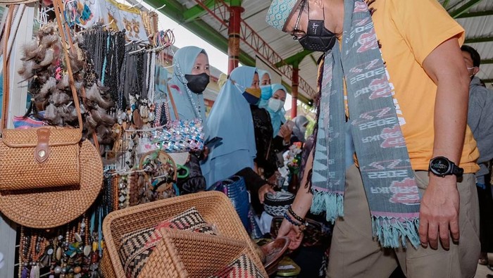 Menparekraf Sandiaga Uno di Lombok.