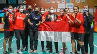Ini jadi pertama kalinya tim putri Indonesia jadi juara di Badminton Asia Team Championship. Foto: dok. PBSI