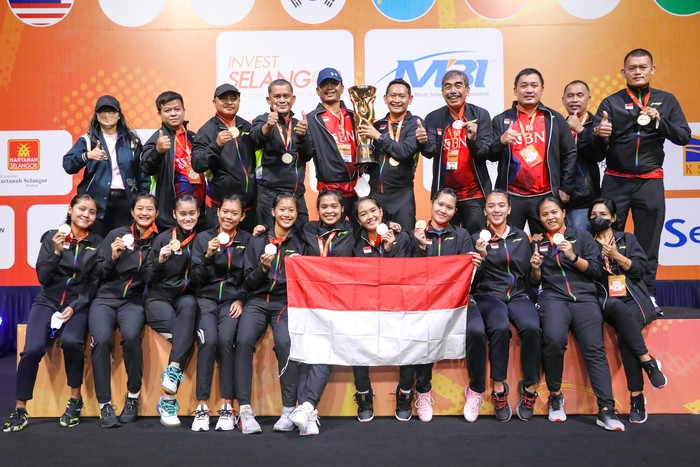 Tim Putri Indonesia Juara Badminton Asia Team Championship (BATC) 2022