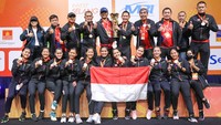 Indonesia menjadi negara ketiga yang menjuarai BATC di sektor putri setelah China dan Jepang. Foto: dok. PBSI