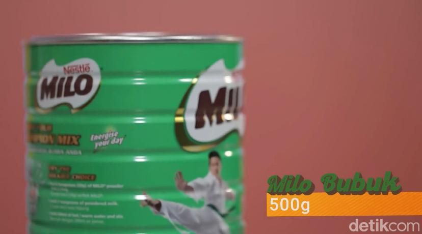 Trending Banget! Eksperimen Minum Milo Kekinian Langsung dari Kaleng 1,5 Kg
