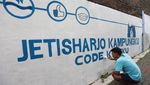 Wajah Baru Kali Code Yogyakarta yang Makin Berwarna