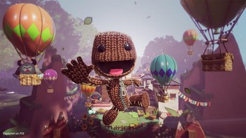 Sackboy: A Big Adventure menjadi game PS4 yang memiliki karakter dengan visual unik, seperti It Takes Two. Ditampilkan sebagai boneka jerami, protagonis di sini bernama Sackboy. Foto: (PlayStation).