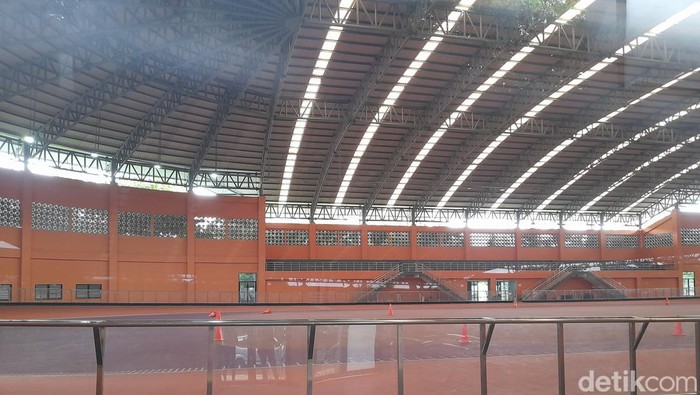 Gedung JIRTA, atapnya bocor dan menanti perbaikan. 21 Februari 2022. (Marteen Ronaldo Pakpahan/detikcom)