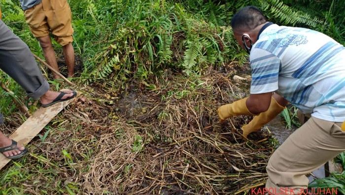 Lokasi penemuan mayat wanita dalam karung di Bungo, Jambi (dok. Istimewa)