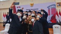 Momen Pelantikan 55 Jaksa Baru KPK