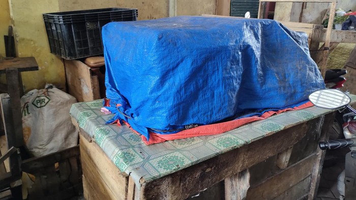 Pedagang tempe dan tahun di Lebak mogok jualan (Fathul-detikcom)