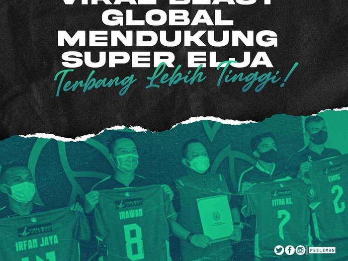 PSS Sleman segera putus kerja sama dengan Viral Blast Global (dok Instagram @PSSleman)