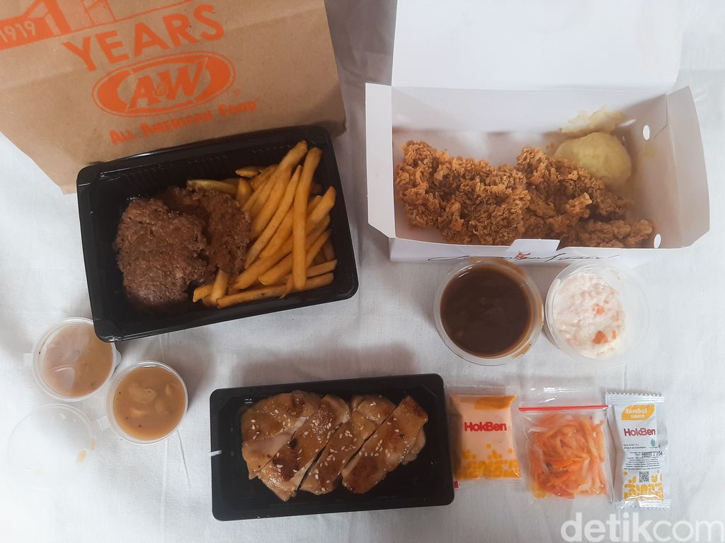 Review Battle Steak Fast Food (A&W, KFC, Hokben)