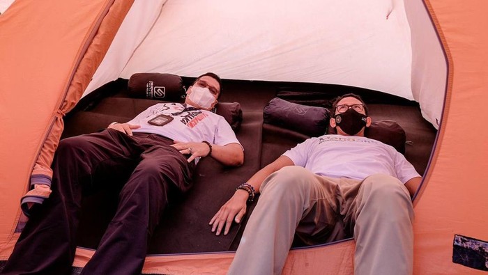 Sandiaga Tinjau Glamping Kelana