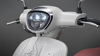 Oh iya, lampu depan Saluto juga sudah mengusung LED yang modern. Foto: Dok. Suzuki Taiwan