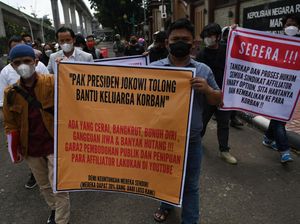 Korban Binomo Demo di Mabes Polri, Tuntut Penetapan Tersangka!