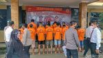 Deretan Wajah Tersangka Narkotika yang Ditangkap di Bandung