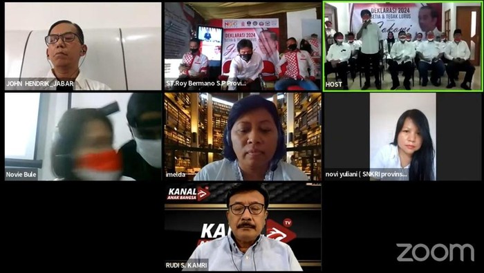 Deklarasi gabungan relawan Jokowi