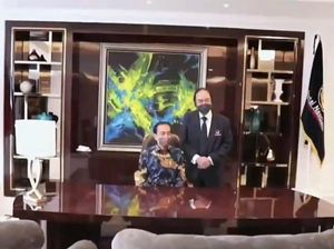 Surya Paloh Bertemu Jokowi di Istana Selasa Malam, Ini yang Dibahas