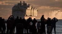 Wonder of Seas akan memulai perjalanan lima sampai tujuh malam dari Fort Lauderdale, Florida ke Carribean pada bulan Maret sebelum meluncurkan pelayaran Mediterania Barat dari Barcelona dan Roma pada bulan Mei. (Sebastien Salom-Gomis/AFP/Getty Images)