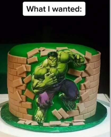 Pesan Kue Hulk Hasilnya Malah Zonk