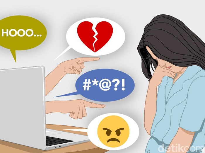 ilustrasi bullying di medsos