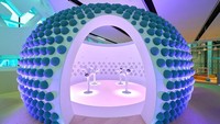 Terdapat hutan virtual hingga area bermain anak dengan desain yang begitu menarik. (Museum of The Future)