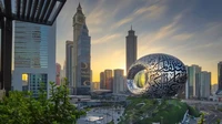 Museum of The Future Dubai didukung oleh teknologi terbaru dari virtual, augmented reality, dan menawarkan pengalaman multi indra. (Visit Dubai)
