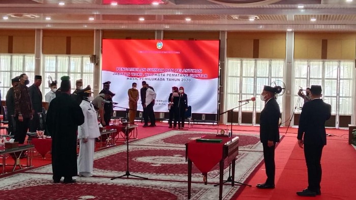 Pelantikan Susanti Dewayani sebagai Wakil Wali Kota Pematangsiantar