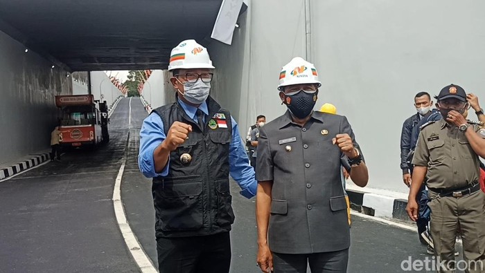 Peresmian Underpass Sriwijaya-Dustira.